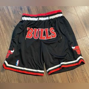 Just Don Chicago bulls nba basketball shorts